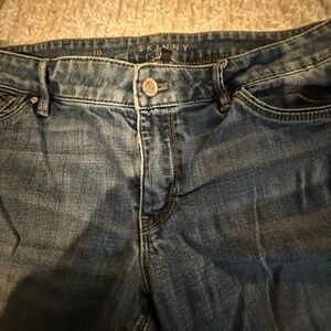 Blue Distressed Skinny Jeans